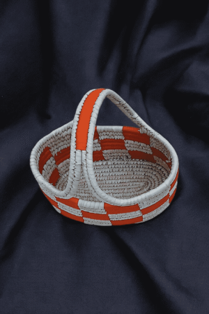 Rustic Harmony Handwoven Sabai Storage Basket