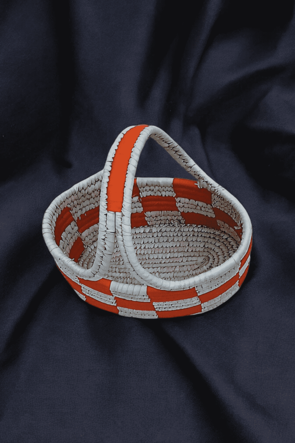 Handwoven Storage Basket with Handles