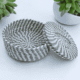 NatureNest Handwoven Sabai Storage Basket with Lid