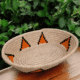 Handwoven Sabai Grass Serving Tray – Tribal Triangle Design