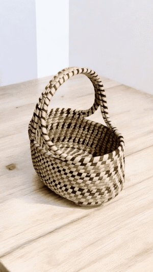 01OD012_2 Sabai Grass Handwoven Storage Basket