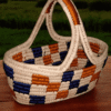 Multicolor Handwoven Storage Basket