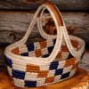 Multicolor Handwoven Storage Basket