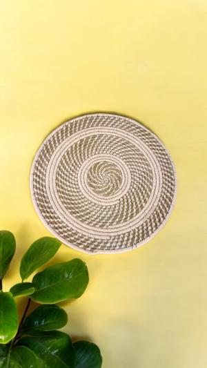 01OD020_1 Swirling Serenity Sabai Grass Wall Art