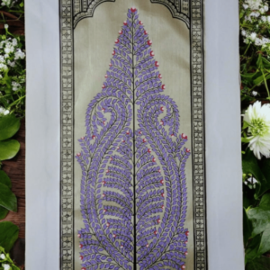 Purple Elegance Pattachitra