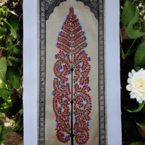 Fiery Phoenix Tree of Life Pattachitra
