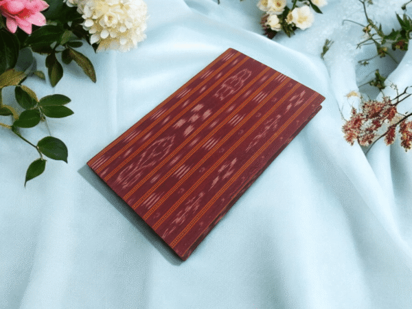 15OD001_3 Crimson Ikkat Handcrafted Journal