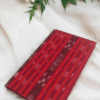 15OD001_5 Crimson Ikkat Handcrafted Journal