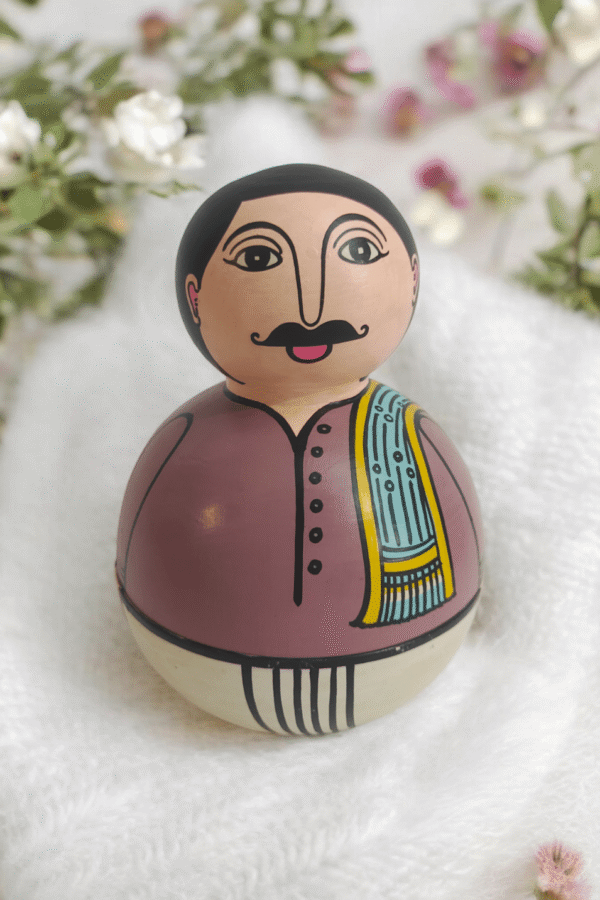 15OD004_1 Hand-Painted Indian Couple Trinket Box Set