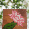 15OD006_6 Serene Lotus Hand-Painted Wooden Coaster Set with Box