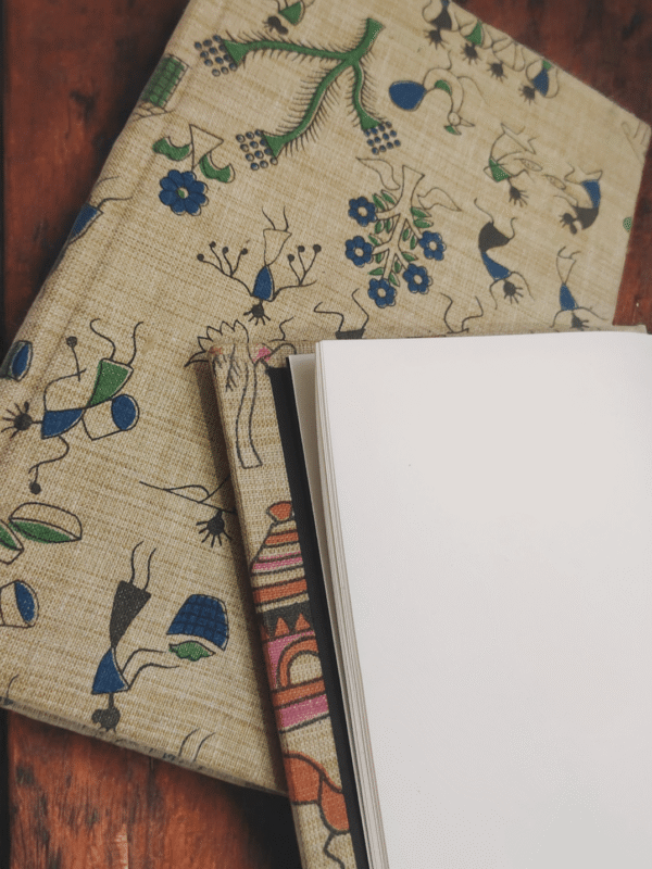 Tribal Art Inspired Handmade Cotton Paper Journal