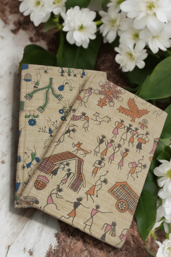 Tribal Art Inspired Handmade Cotton Paper Journal