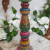 15OD014_1 Folk Art Fiesta Candle Holder