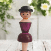 Charming Wooden Couple Figurines