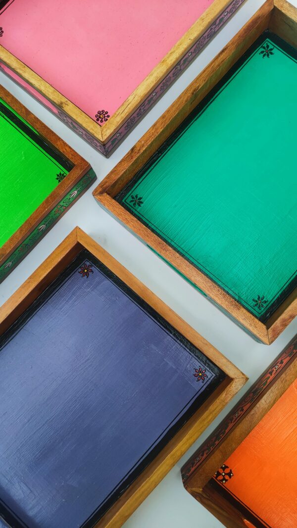 15OD019_2 Tranquil Rectangular Wooden Serving Tray