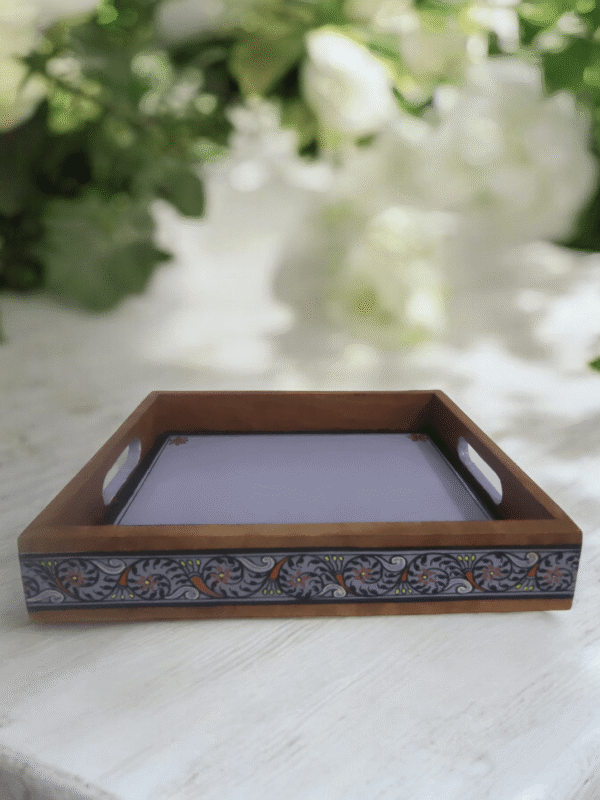 15OD019_3 Tranquil Rectangular Wooden Serving Tray
