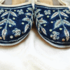 Celestial Blue Jutti with Silver Embellishments