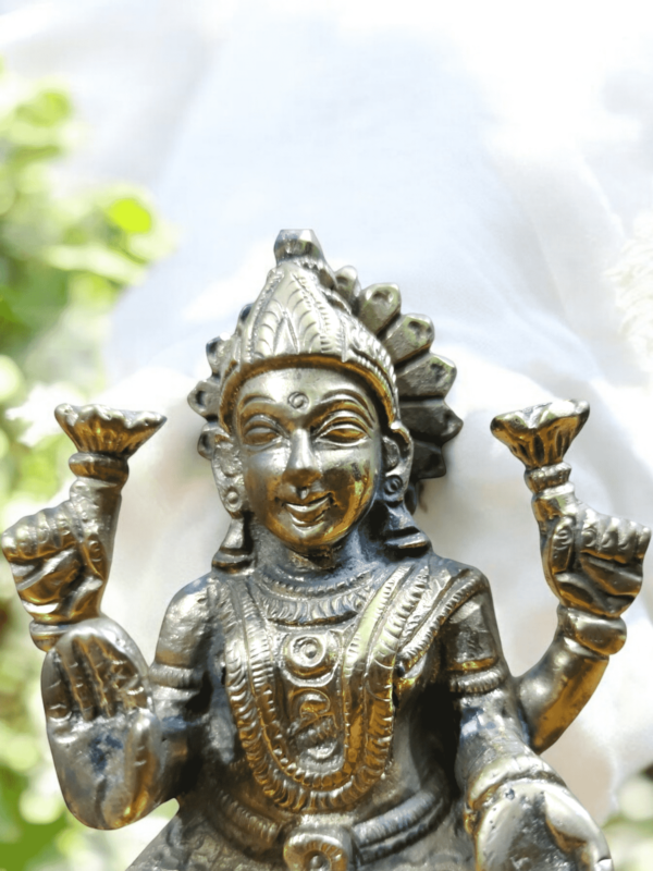 Divine Brass Laxmi Narayan Statue Set - Image 3