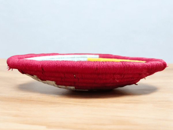 01OD027_4 Handwoven Cosmic Sabai Grass Wall Decor Plate