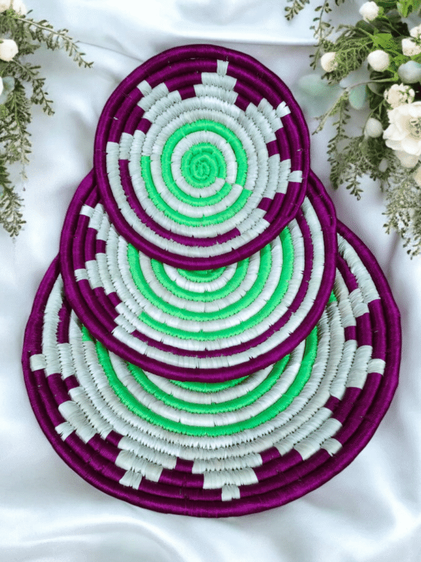 Sabai Grass Swirl Wall Decor Plate