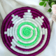 01OD030_3 Sabai Grass Mint Harmony Wall Decor Plate Set