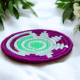 01OD030_4 Sabai Grass Mint Harmony Wall Decor Plate Set