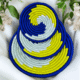 Sabai Grass Ocean Wave Wall Decor Plate Set