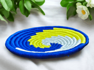 Sabai Grass Ocean Wave Wall Decor Plate Set