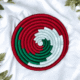 Sabai Grass Tricolor Spiral Wall Decor Plate Set