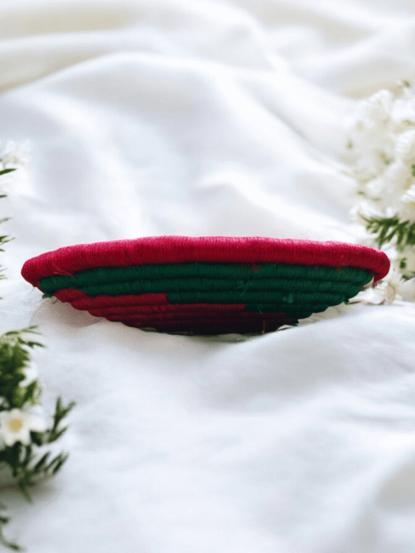 Spiral Sabai Grass Wall Decor Plate