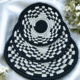 01OD035_2 Sabai Grass Spiral Wall Decor Plate Set