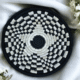 01OD035_3 Sabai Grass Spiral Wall Decor Plate Set