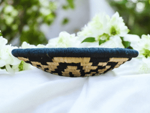 01OD036_5 Sabai Grass Wall Decor Plate Set | Handmade Tribal Wall Art