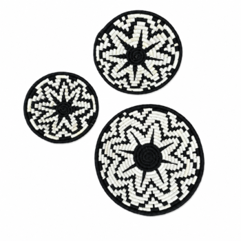 Sabai Tribal Wall Decor Plate Set