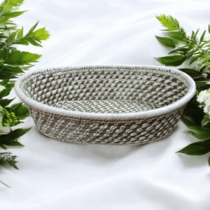 01OD038_2 Handwoven Sabai Fruit Basket