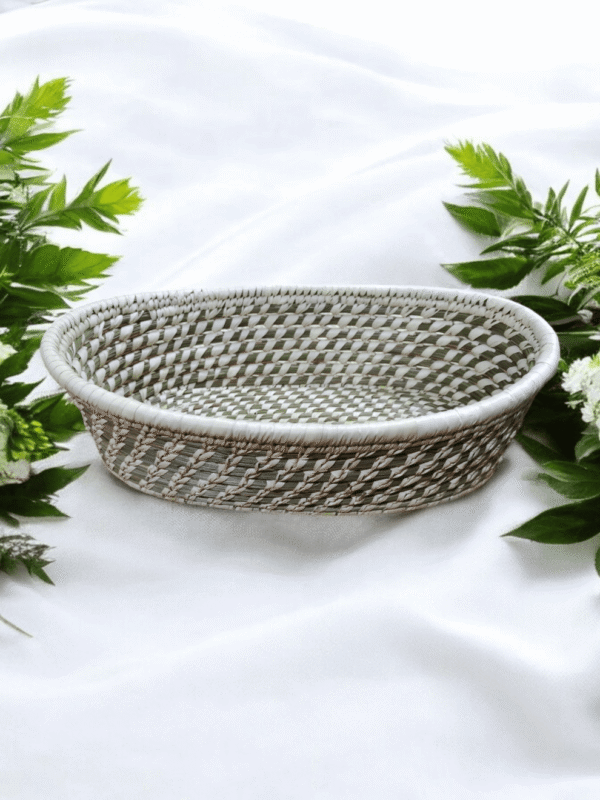 01OD038_2 Handwoven Sabai Fruit Basket