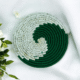 01OD039_1 Crimson Spiral Sabai Grass Placemat