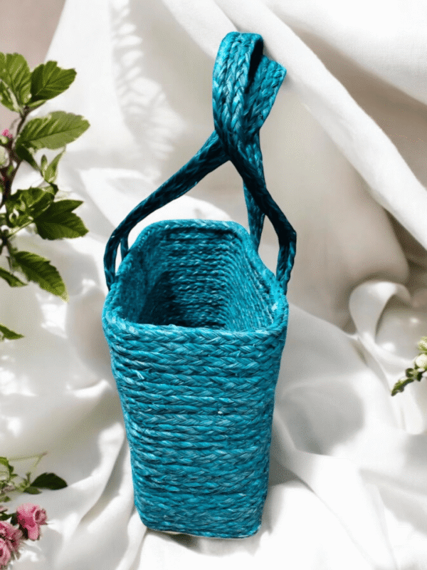 01OD043_2 Teal Sabai Grass Bag