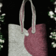01OD044_1 Handwoven Sabai Grass Mini Tote Bag – Black & Natural