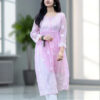 Lavender Chikankari Embroidered Kurta