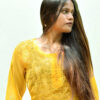 Golden Yellow Chikankari Kurta