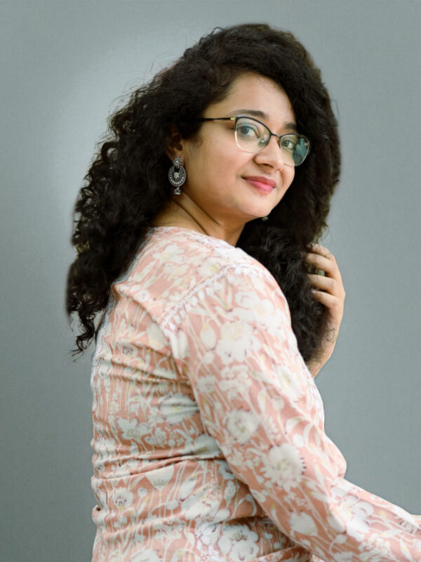 Peach Blossom Chikankari Kurta