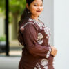 Brown Chikankari Kurta