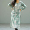 Seafoam Green Chikankari Kurta