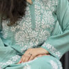 Seafoam Green Chikankari Kurta