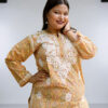 Saffron Yellow Chikankari Kurta