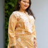 Saffron Yellow Chikankari Kurta