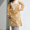 Saffron Yellow Chikankari Kurta