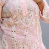 Elegant Pink Chikankari Kurta
