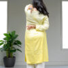 Lemon Yellow Chikankari Kurta